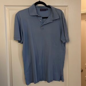 Ralph Lauren purple label light blue polo size S